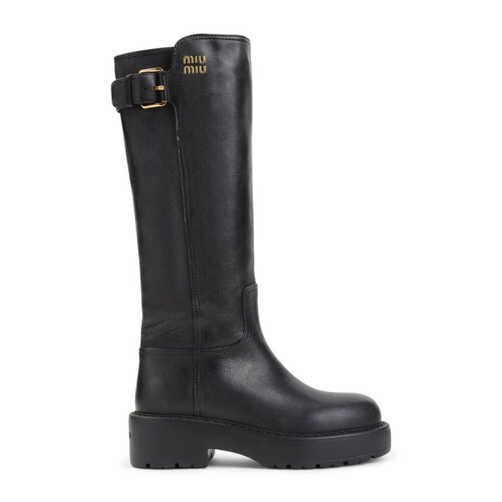 Miu Miu Leather Boots Women